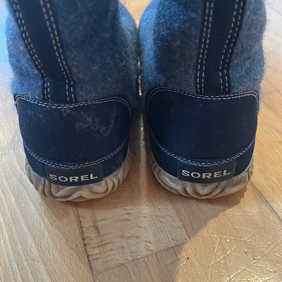 SOREL grey felt boots Womens 8 - Picture 5 of 8